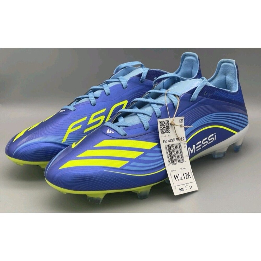 Adidas F50 FG Pro Messi Soccer Cleats Mens Size 11.5 JP7447 Blue NEW